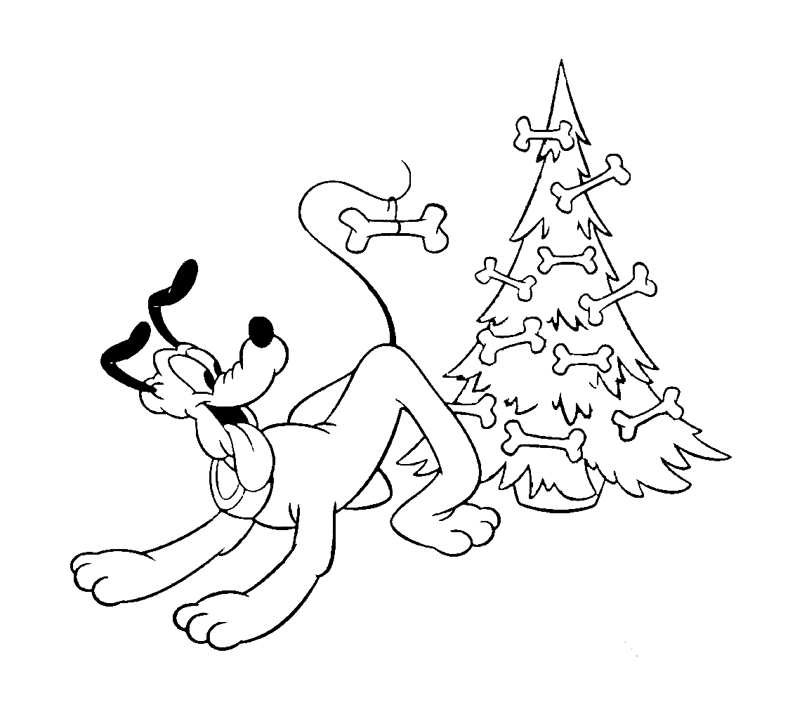 Free coloring pages of pluto to print