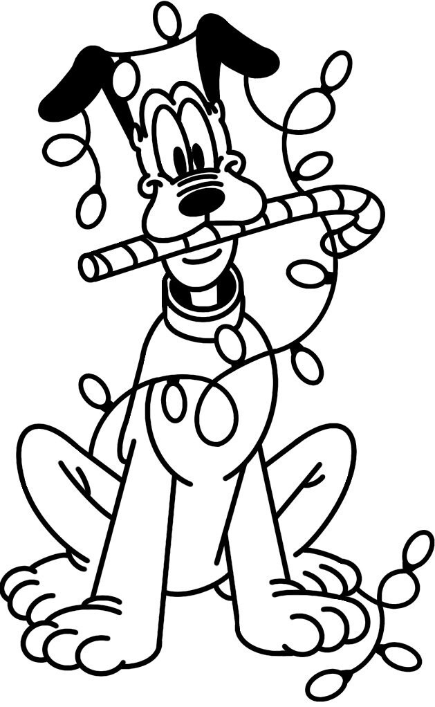 Christmas pluto svg file