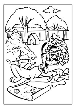 The ultimate collection of printable pluto disney coloring pages for kids pdf