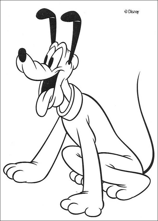 Discover this amazing coloring page of mickey movies color pluto happy a drawing for all mickey lovâ dog coloring page coloring pictures mickey mouse drawings