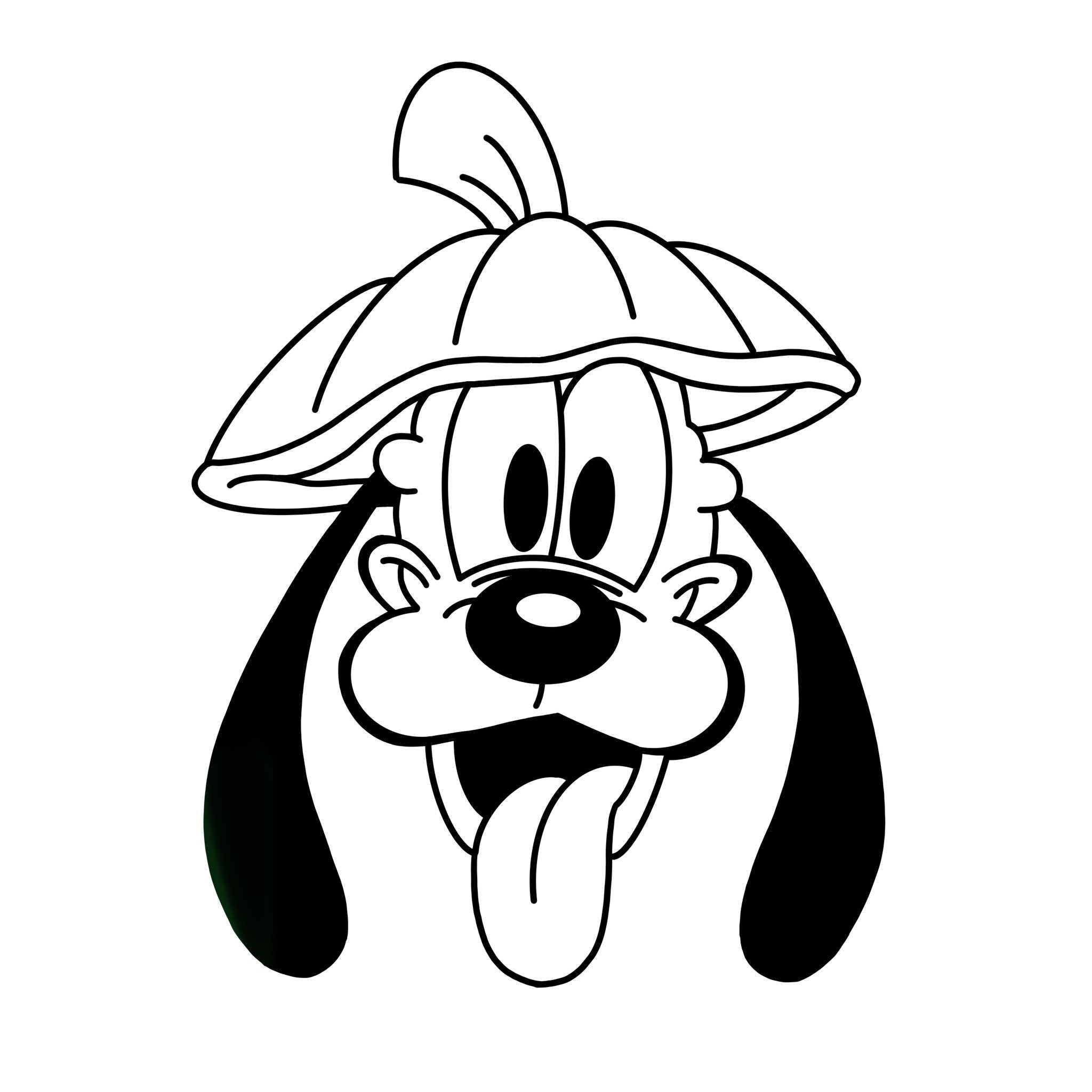 Pumpkin pluto digital files svgpdfpngjpeg halloween coloring pageskids coloring pages