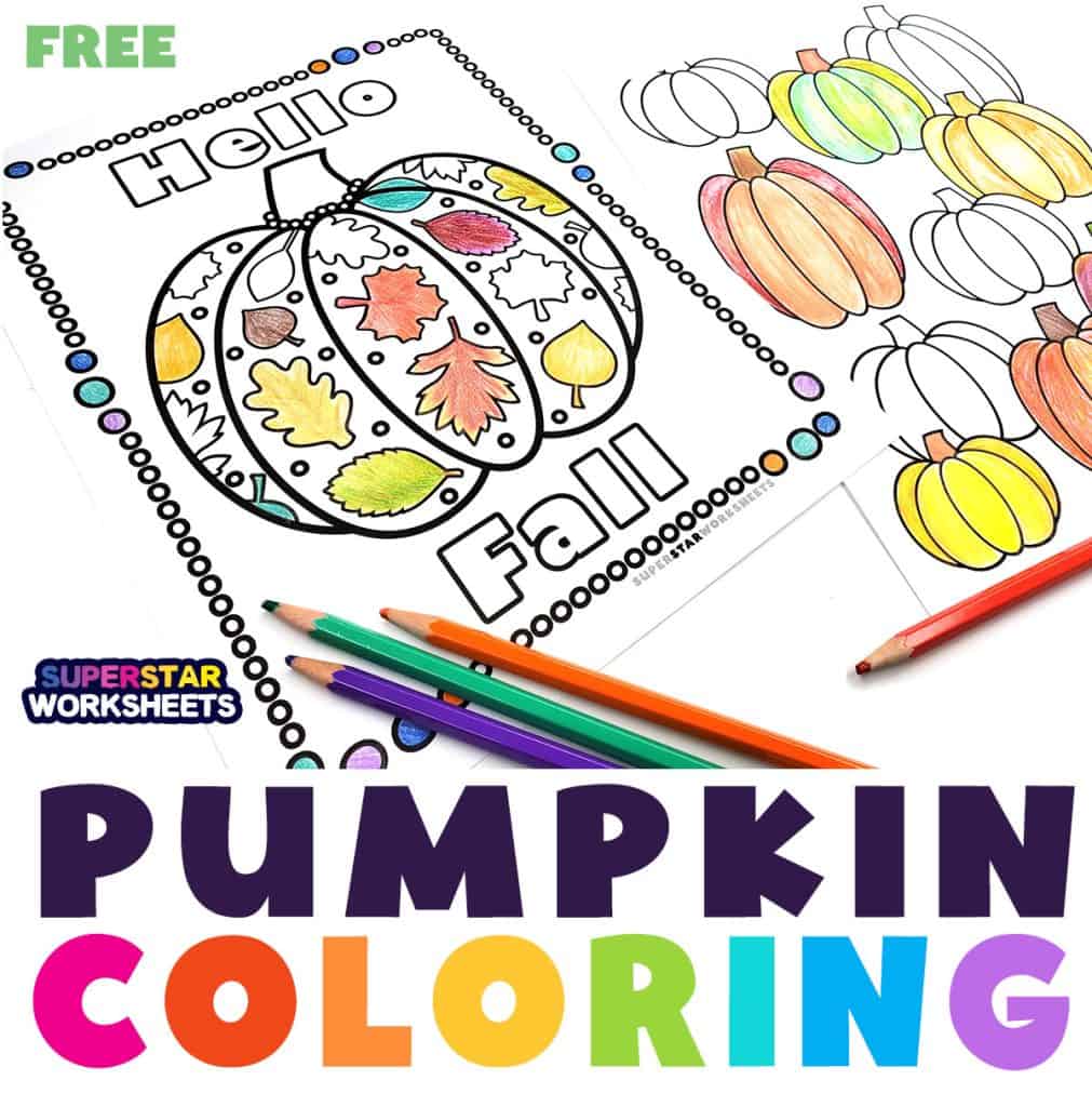Pumpkin prayer coloring page