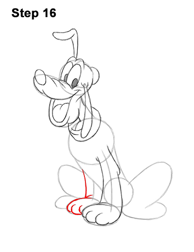 How to draw pluto full body video step