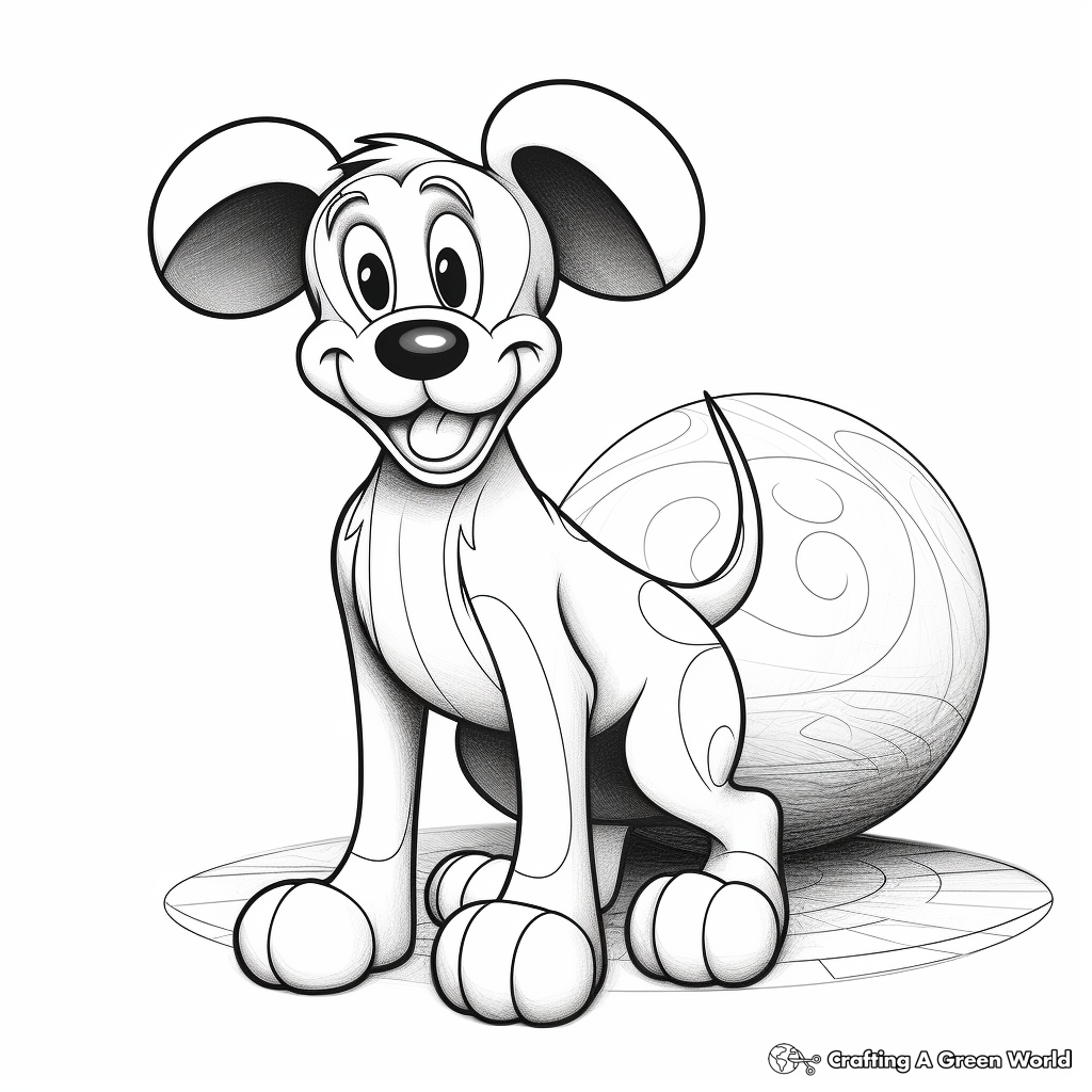 Pluto coloring pages