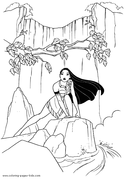 Pocahontas coloring pages free printable disney coloring sheets for kids