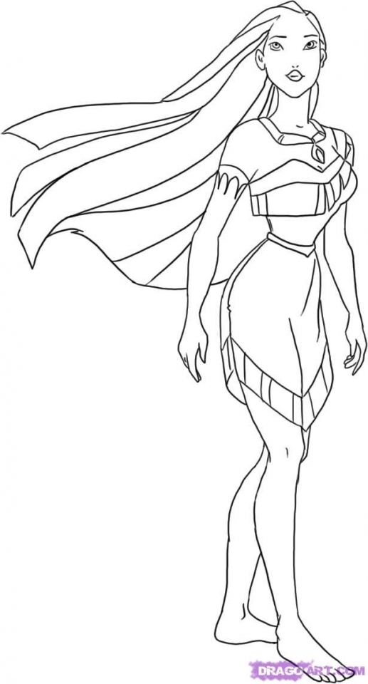 Get this printable pocahontas coloring pages for kids bvz