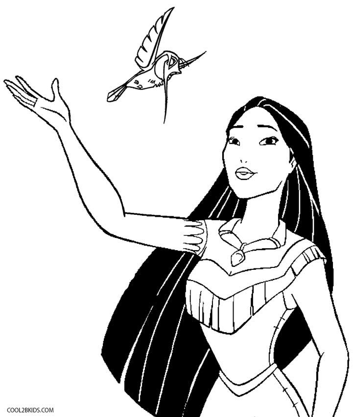 Printable pocahontas coloring pages for kids coolbkids disney princess coloring pages princess coloring pages disney princess colors