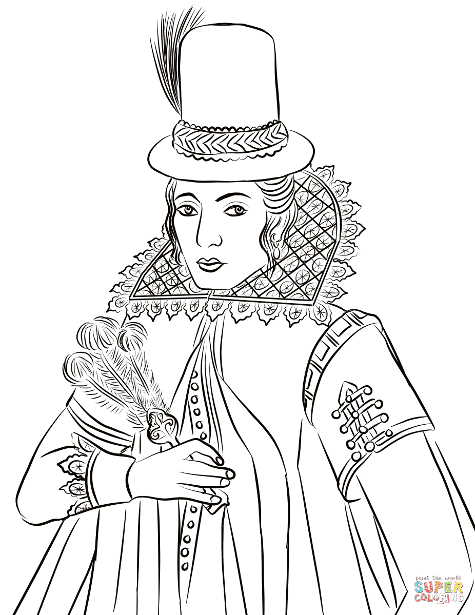 Real life portrait of pocahontas coloring page free printable coloring pages