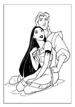 Pocahontas coloring pages collection connect kids with nature and history