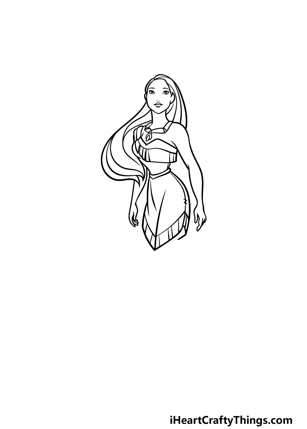 Pocahontas drawing