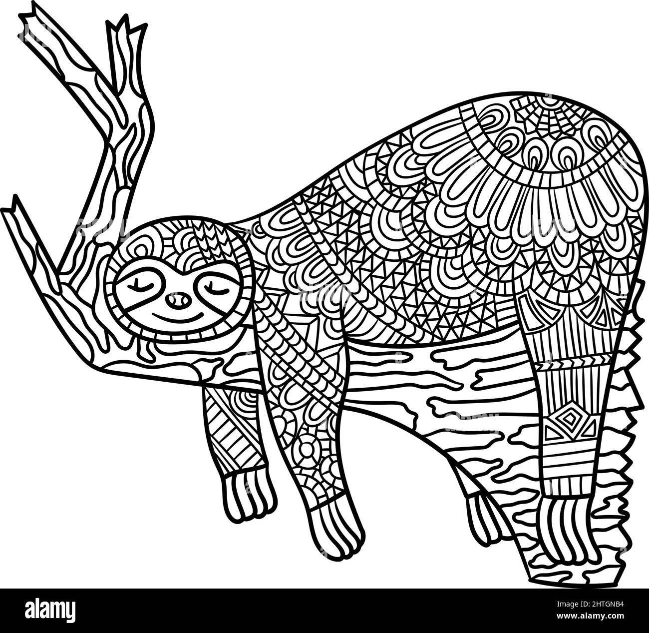 Sloth black and white stock photos images