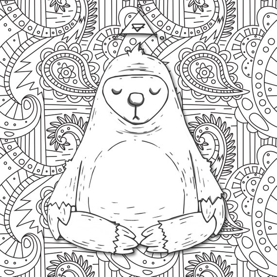 Sloth coloring book for adults teens sloth coloring book gift christmas birthday approx x cm p softcover