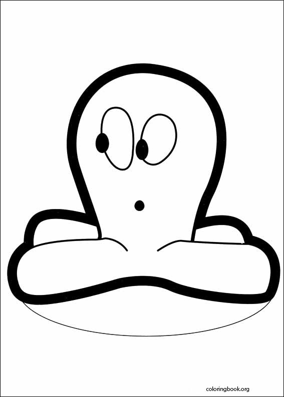 Pocoyo coloring page