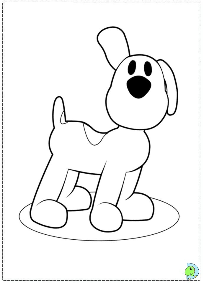 Pocoyo coloring page