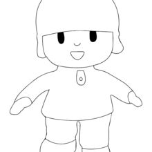 Pocoyo coloring pages
