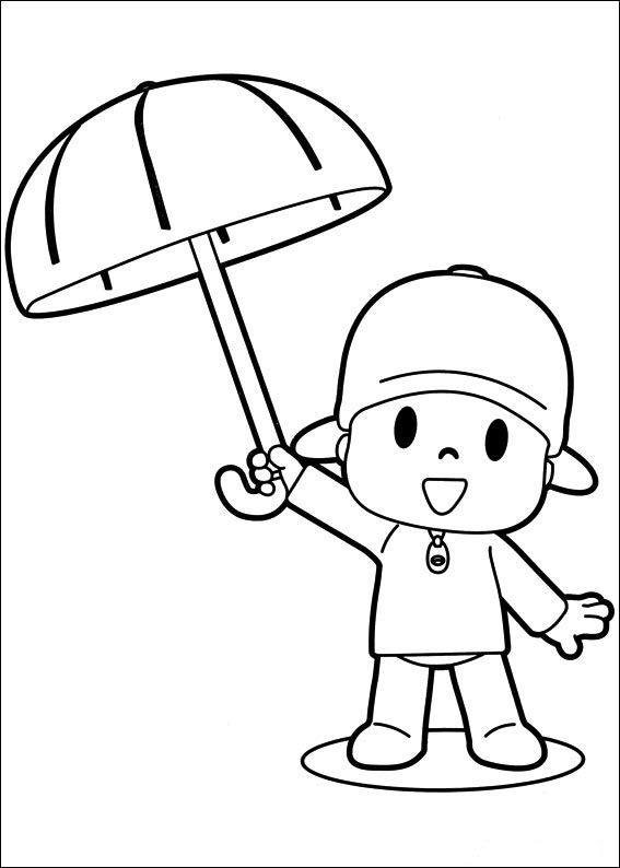 Pocoyo coloring book