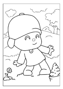 Printable pocoyo coloring pages ignite creative adventures for kids
