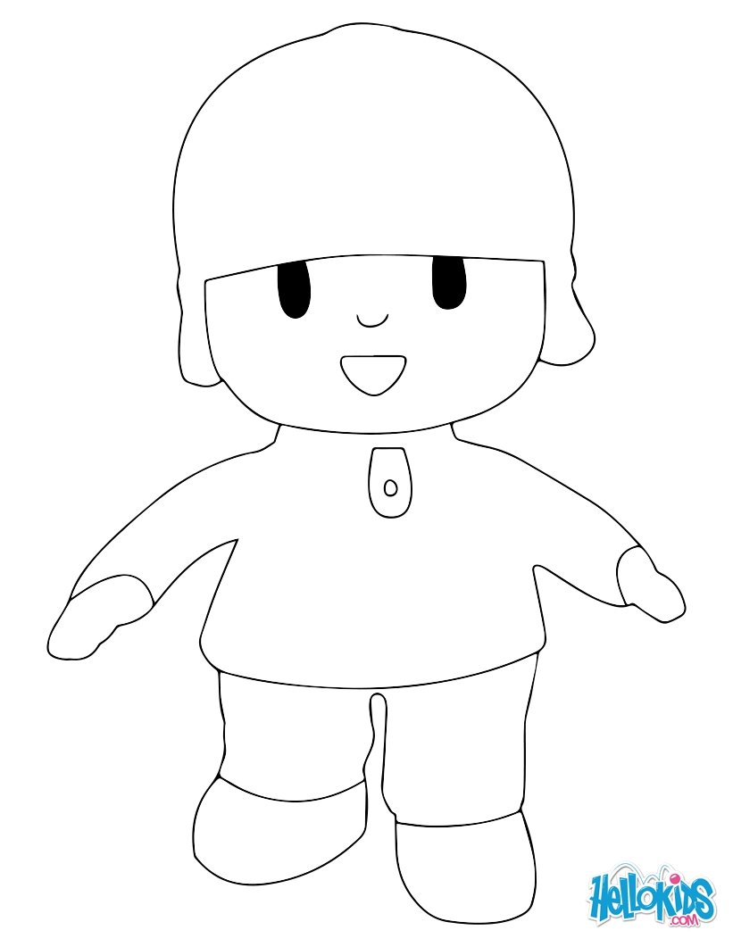 Pocoyo coloring pages