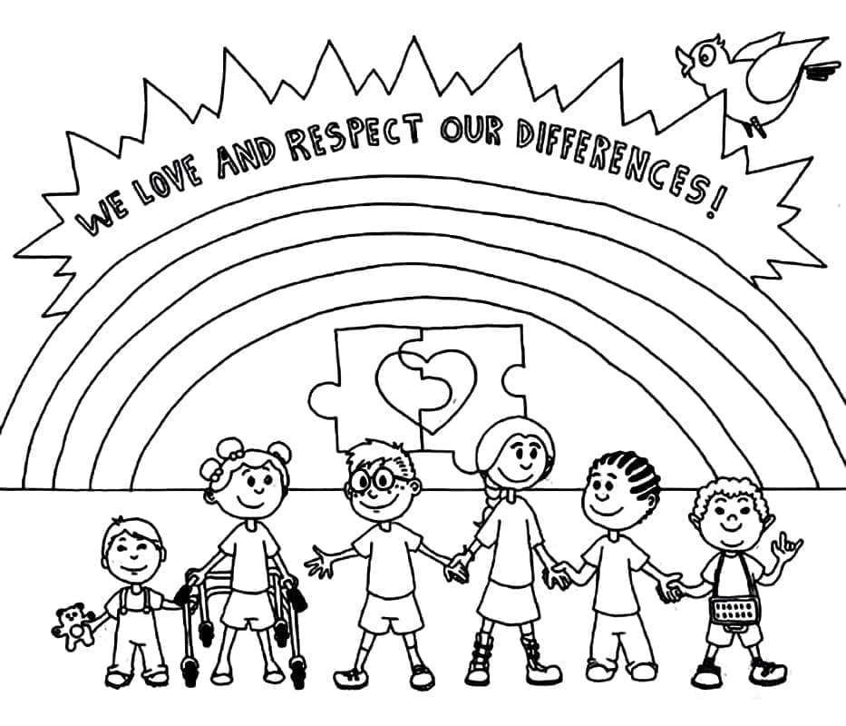 Respect coloring pages