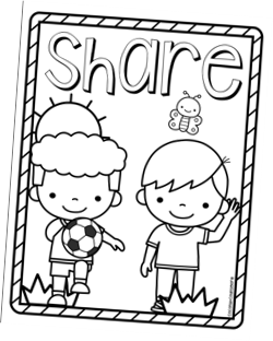 Respect coloring pages made by teachers