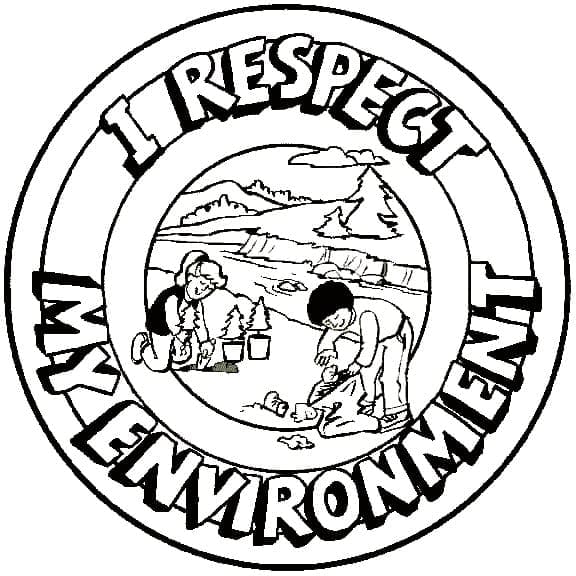 Respect coloring pages