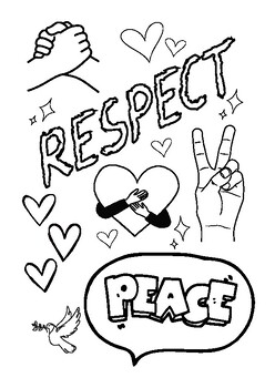 Respect coloring page tpt