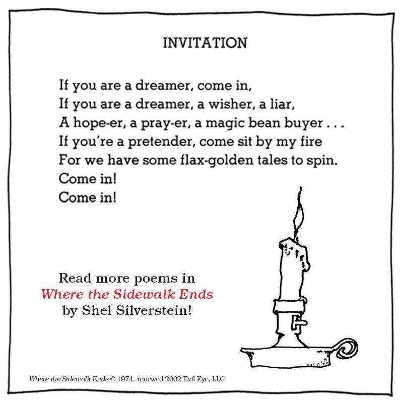 Short and sweet shel silverstein poems thatll bring you back to ch â