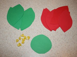 Paper poinsettia craft all kids network