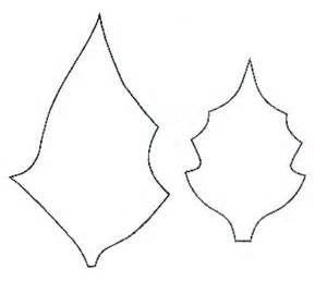 Leaf template poinsettia leaves flower petal template