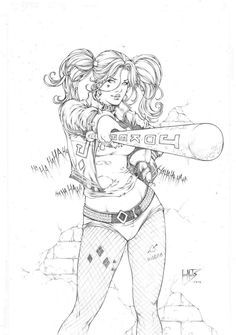 Harley quinn coloring pages