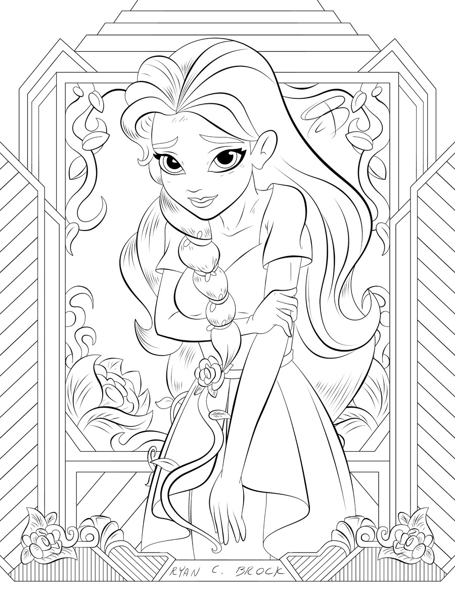 Dc superhero girls coloring pages