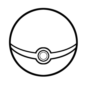 Pokeball coloring pages printable for free download