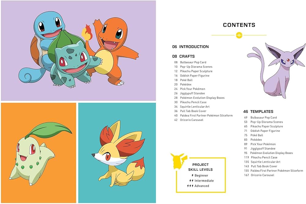 Amazing pokãmon paper crafts colorful creations inspired by the world of pokãmon reinhart pop