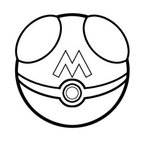 Pokeball coloring pages printable for free download