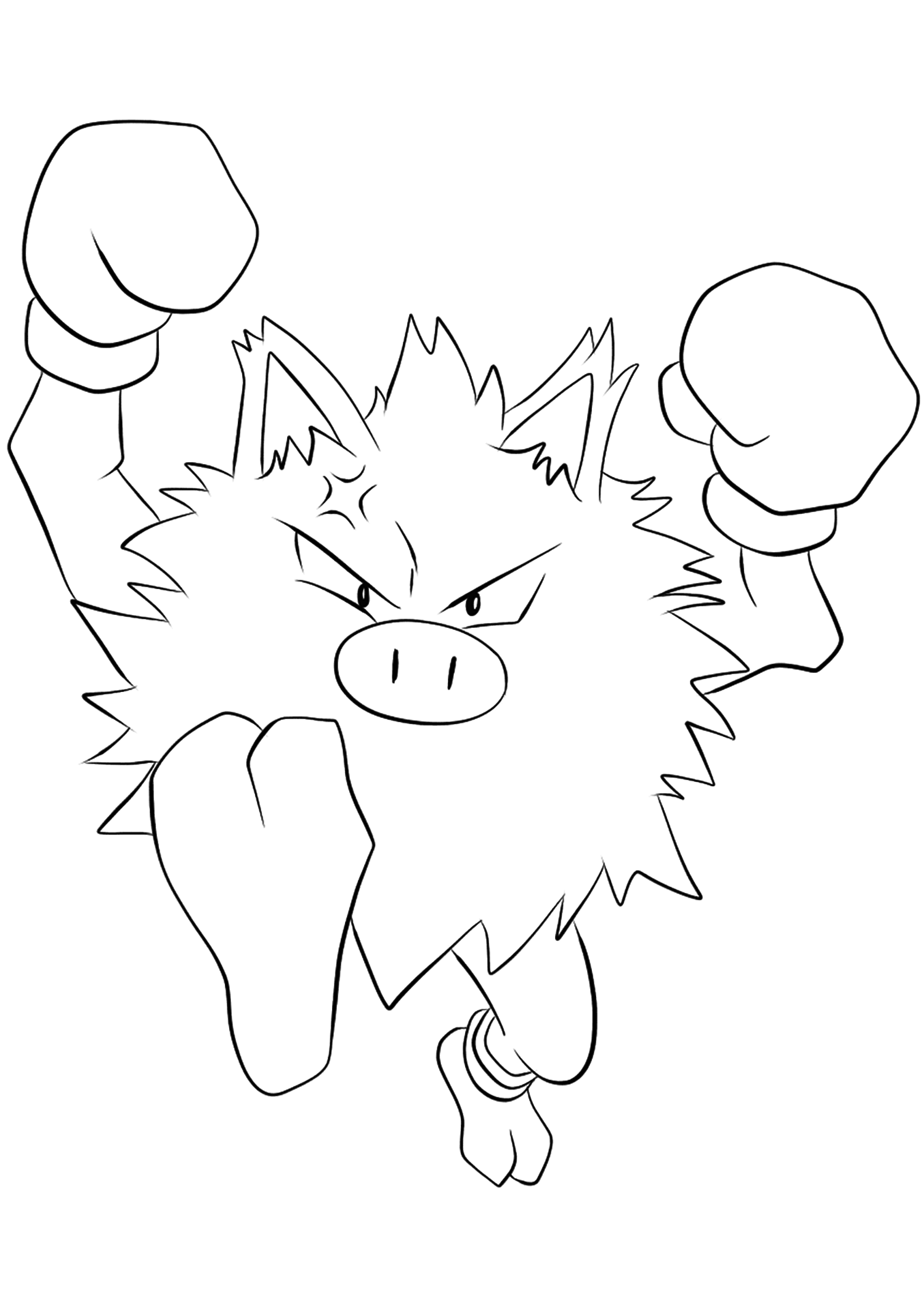 Primeape no pokemon generation i