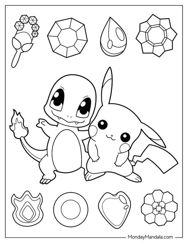 Charmander coloring pages free pdf printables coloring pages hand doodles charmander