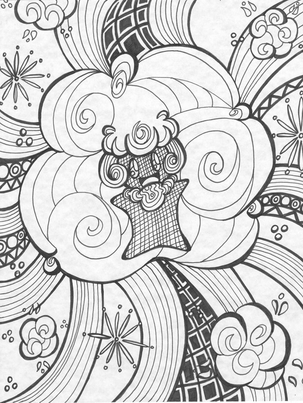 Pokemon adult coloring page