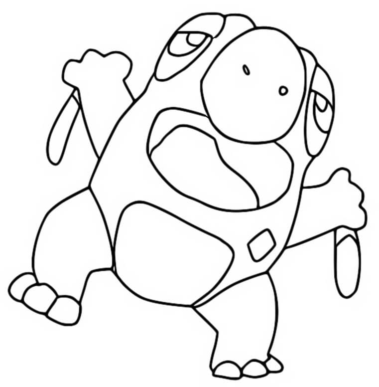 Frigibax pokemon coloring page