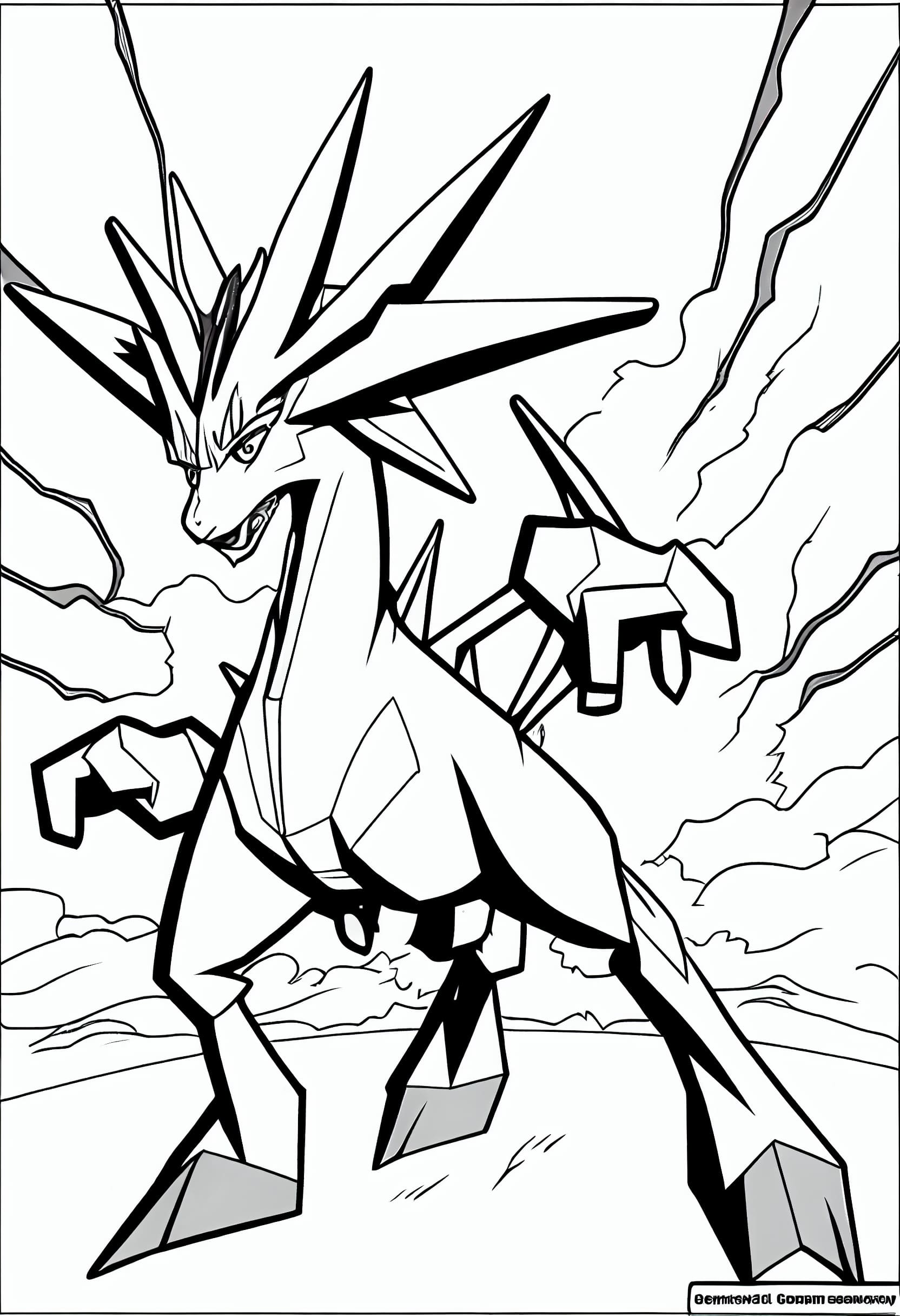 Legendary pokemon coloring pages free printable images