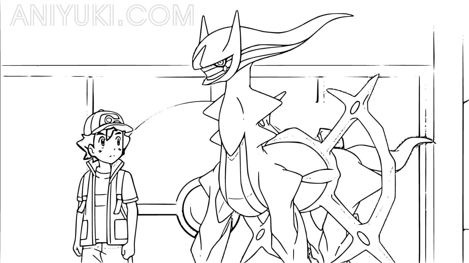 Pokãmon legends arceus coloring pages