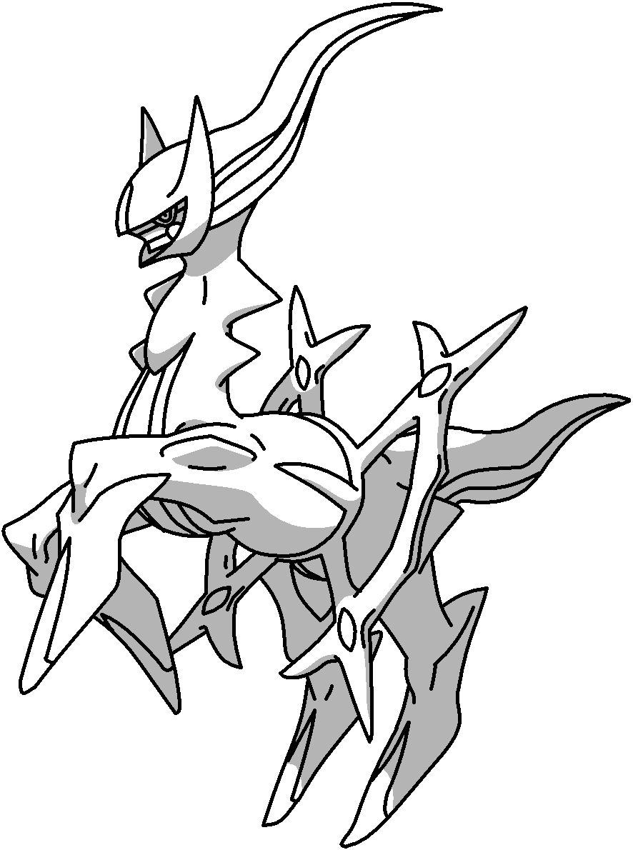 Arceus outline by mothergarchomp on