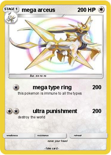 Pokemon mega arceus
