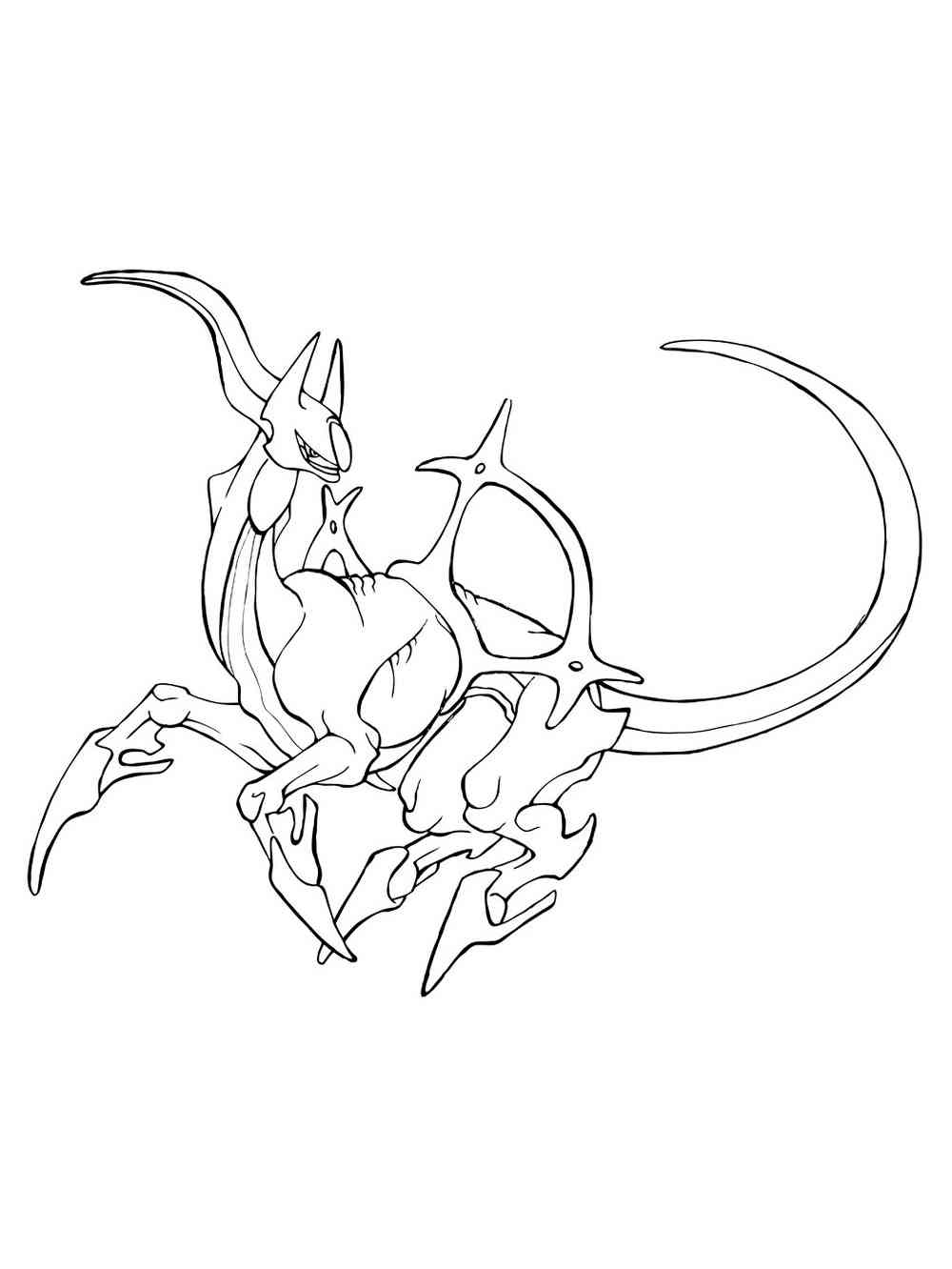 Pokemon arceus coloring pages