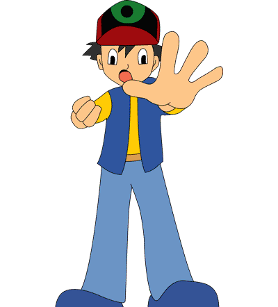 Pokemon ash coloring pages for kids to color and print