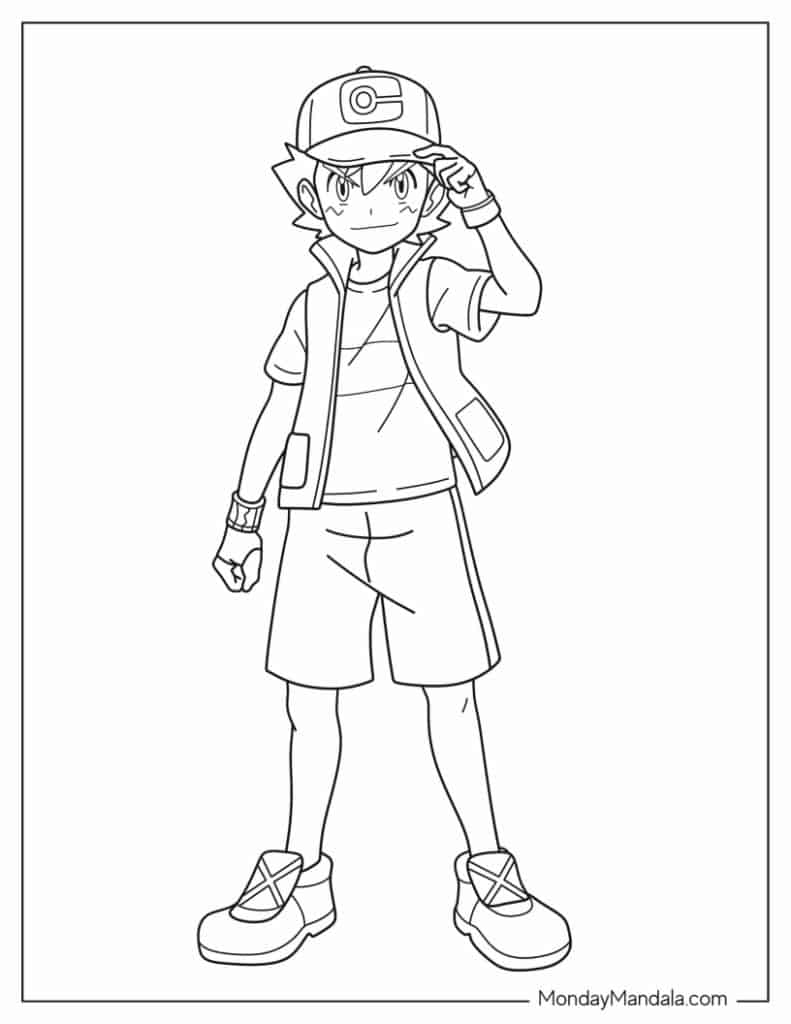 Pokemon coloring pages free pdf printables