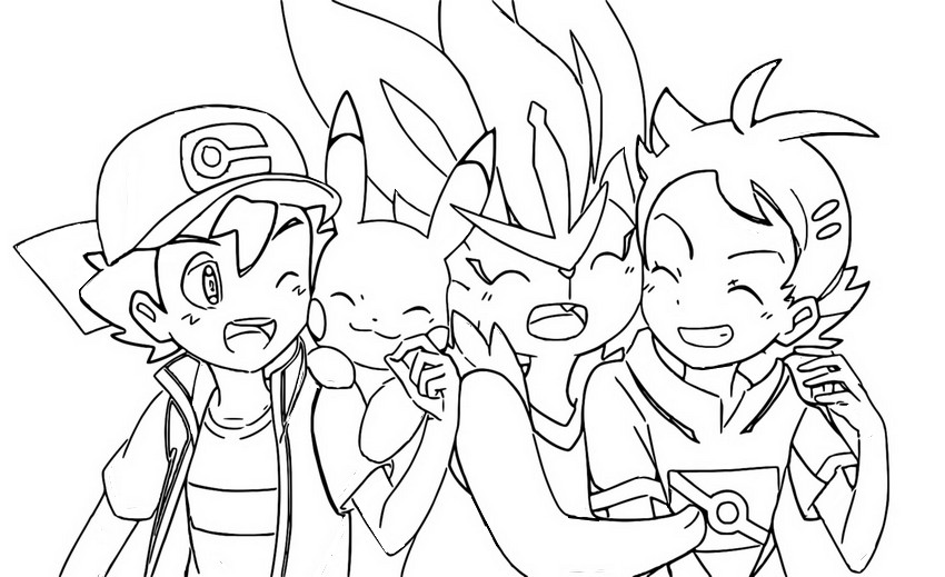 Coloring page pokãmon