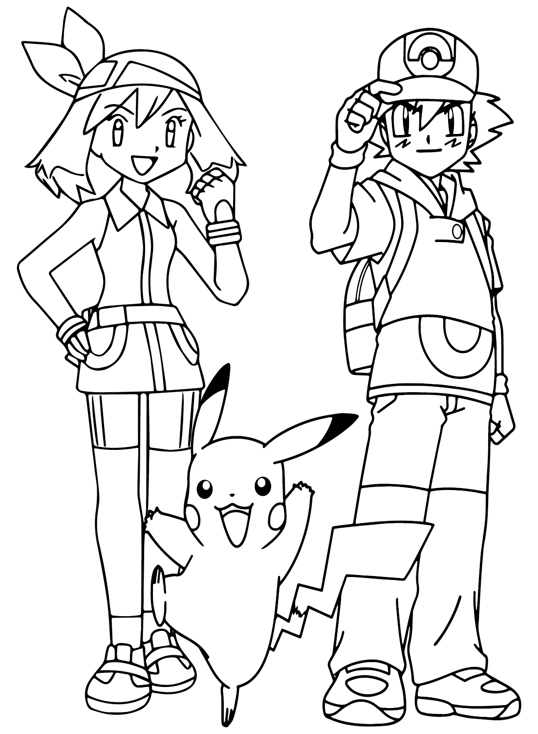 May pokemon coloring pages