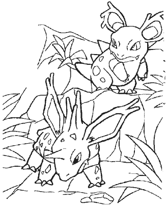 Pokemon coloring pages for kids
