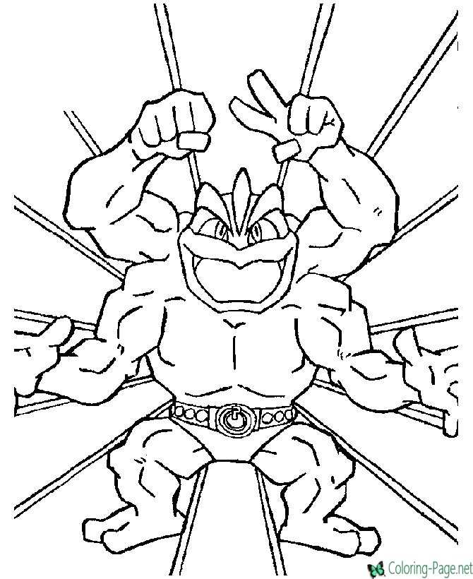 Pokemon coloring page