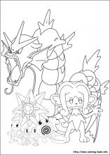 Pokemon coloring pages on coloring